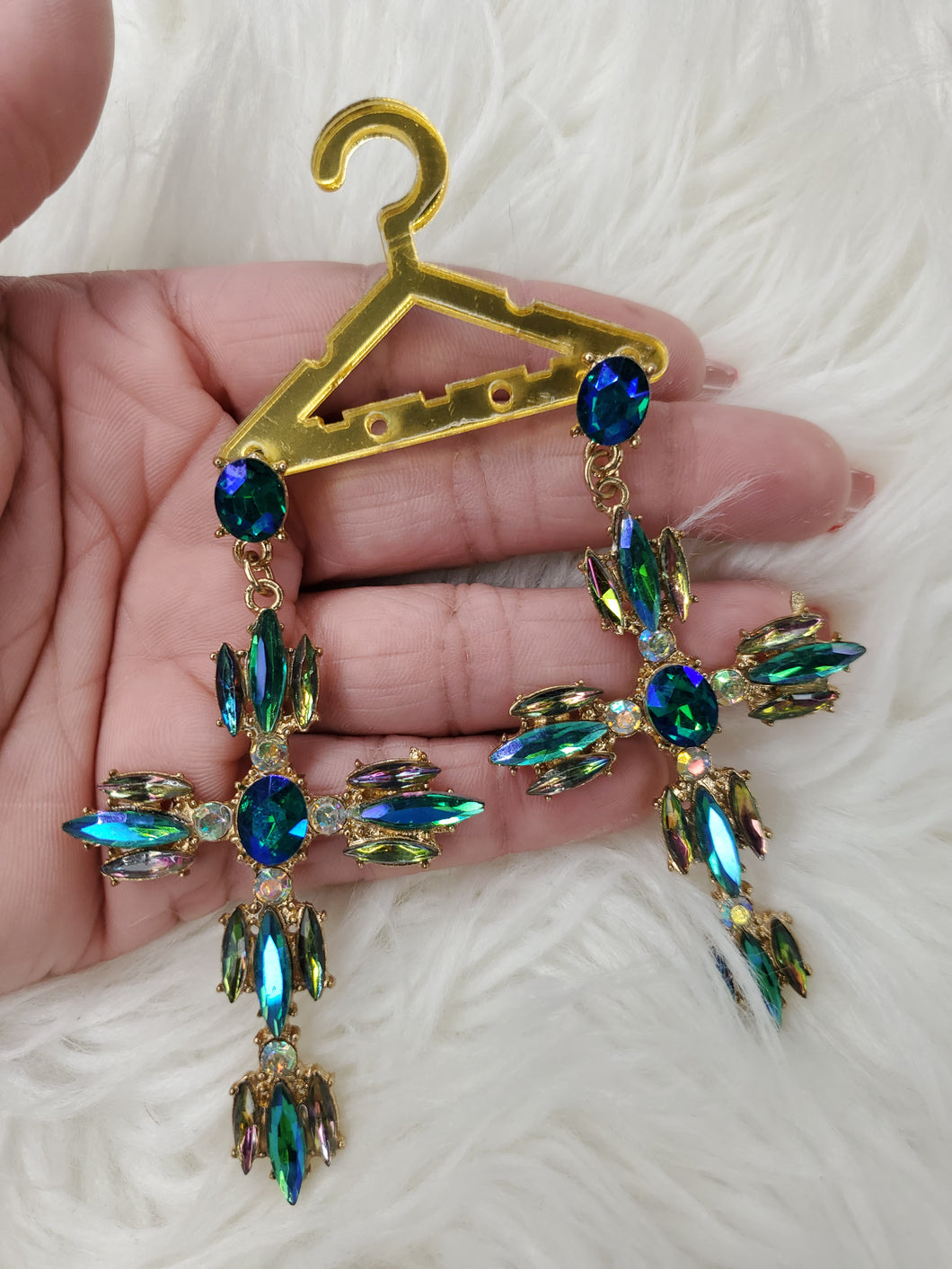 BLESSED CROSS EARRINGS