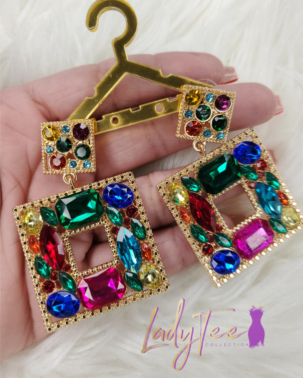 VERA MULTI COLORED EARRINGS