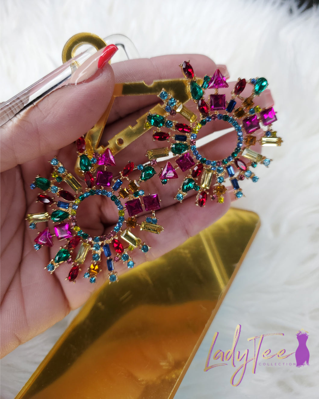 MILAN MULTI COLORED EARRINGS