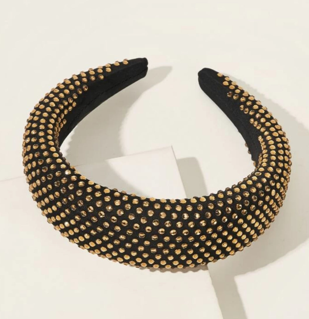NICOLE GOLD STUDDED HEADBAND