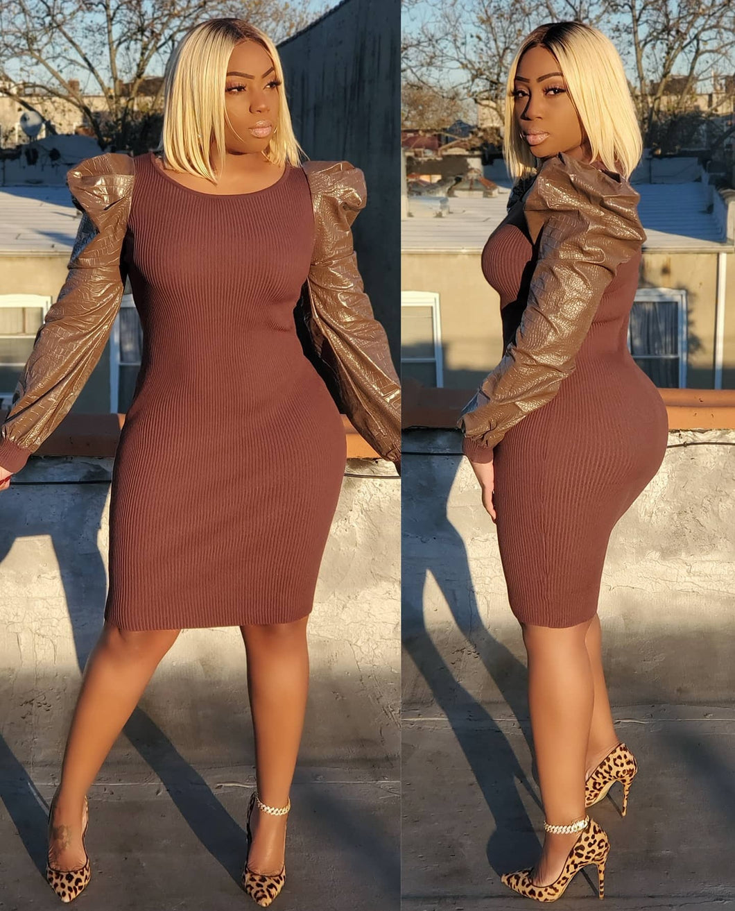 KIMBELLA PUFF SLEEVE DRESS