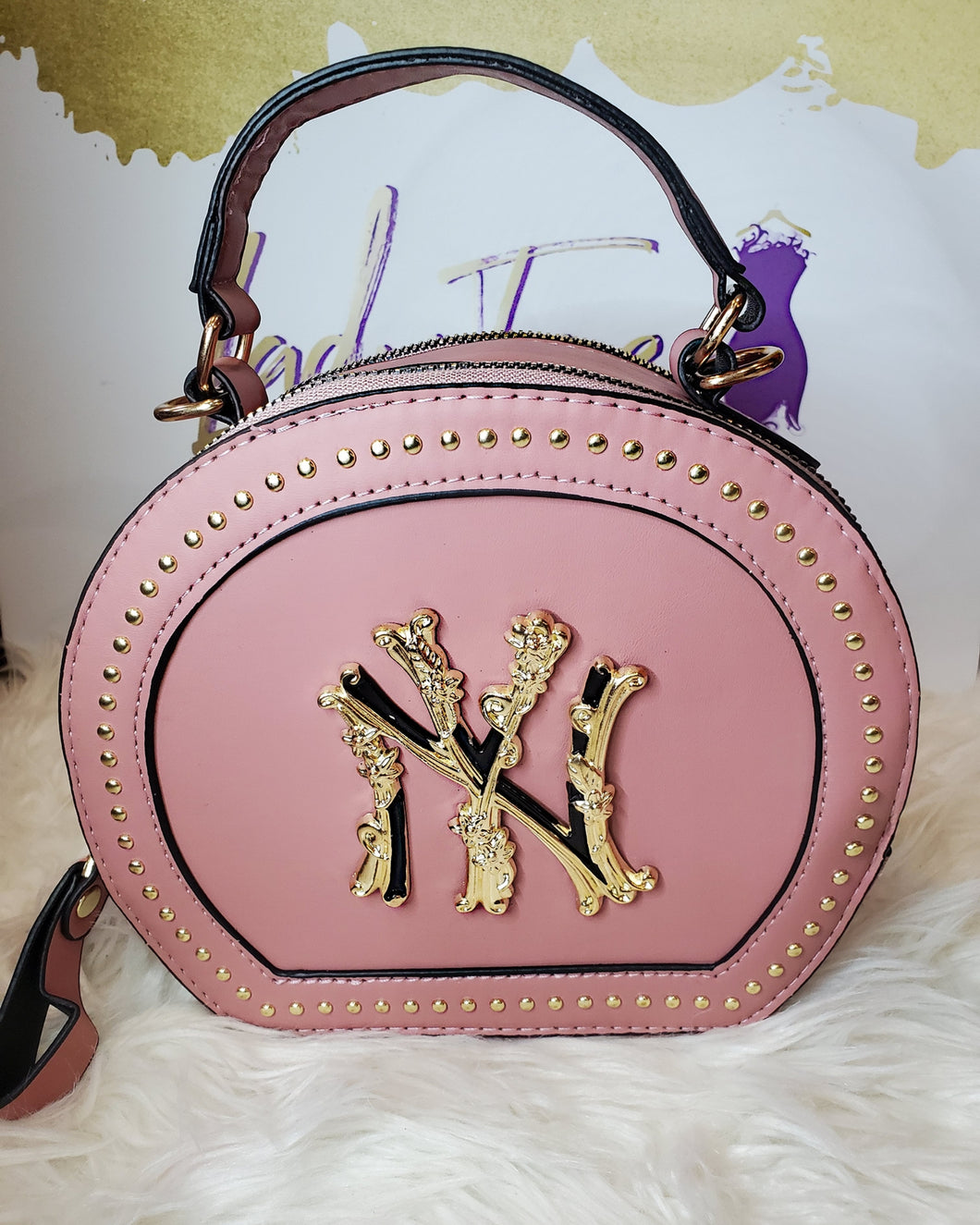 NY QUEEN HANDBAG (PINK)