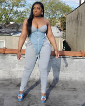 KYRA DENIM PANTS SET