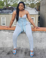 KYRA DENIM PANTS SET