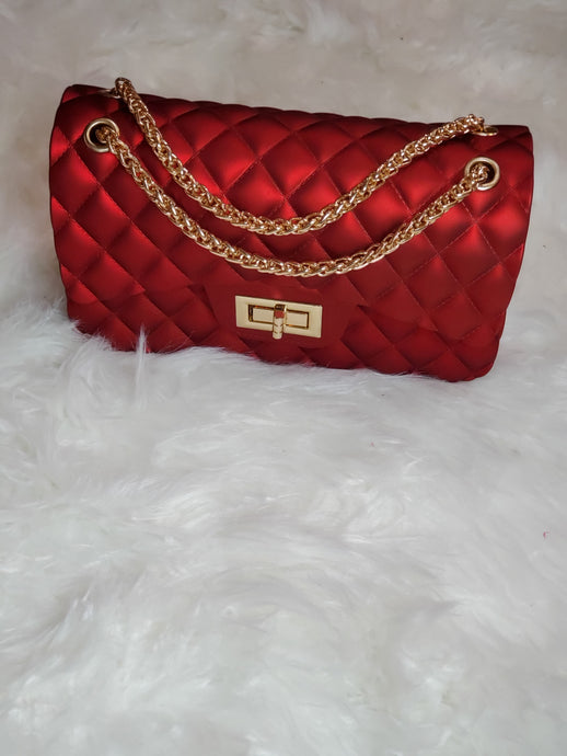 KEEP IT CLASSY HANDBAG (RUBY RED)