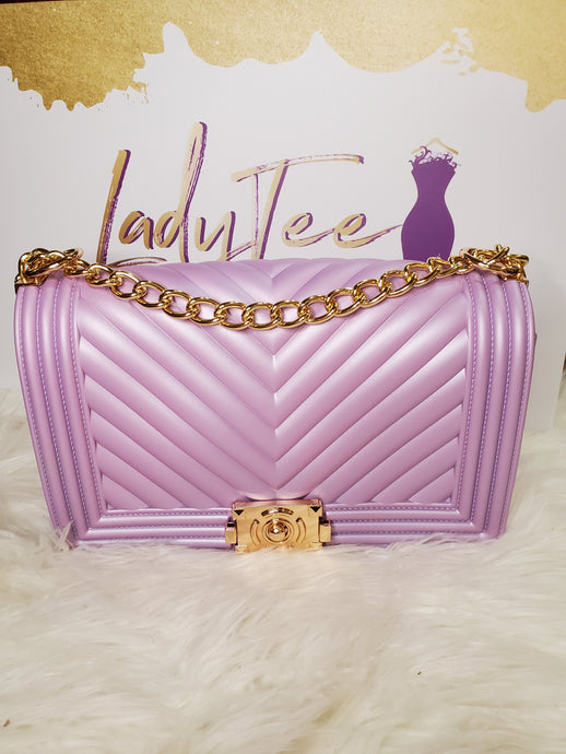 MILAN CHIC HANDBAG (LILAC PURPLE)