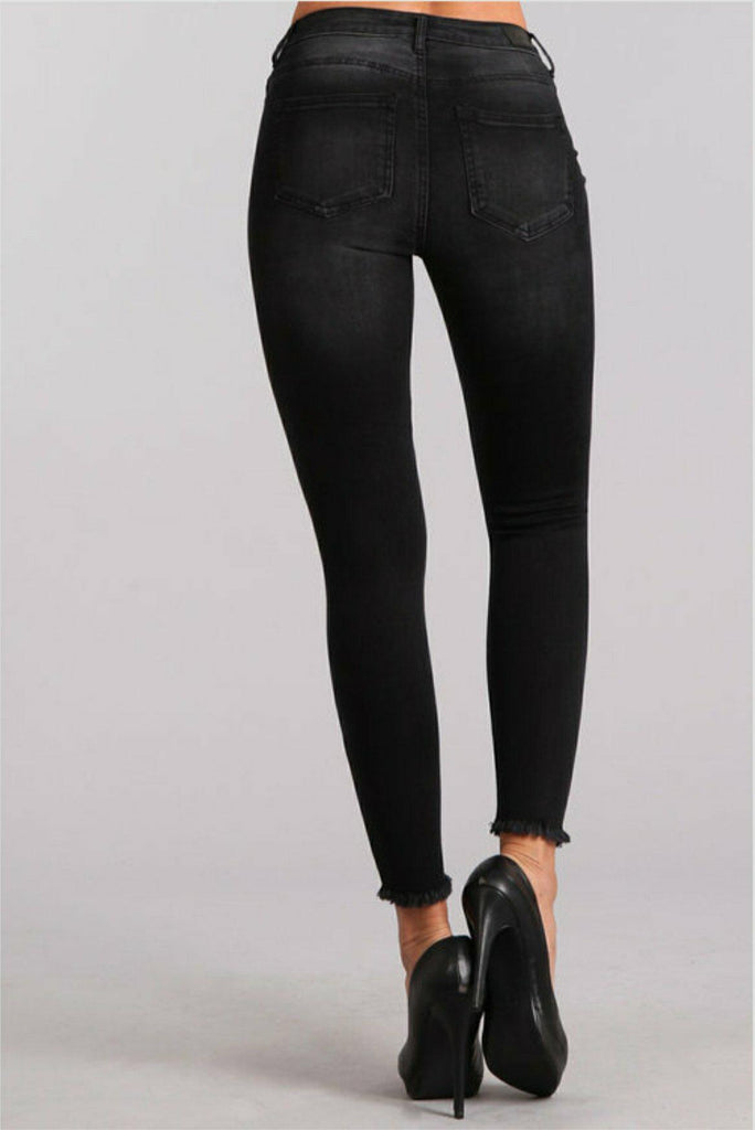 DARCY HIGH WAISTED SKINNY JEANS – LadyTee Collection