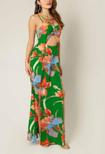 GET AWAY PRINTED MAXI DRESS