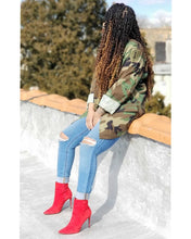 OUT HERE BOYFRIEND CAMO JACKET