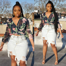RILEY DENIM SKIRT
