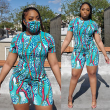 NELLI MASK ON SET (TEAL)