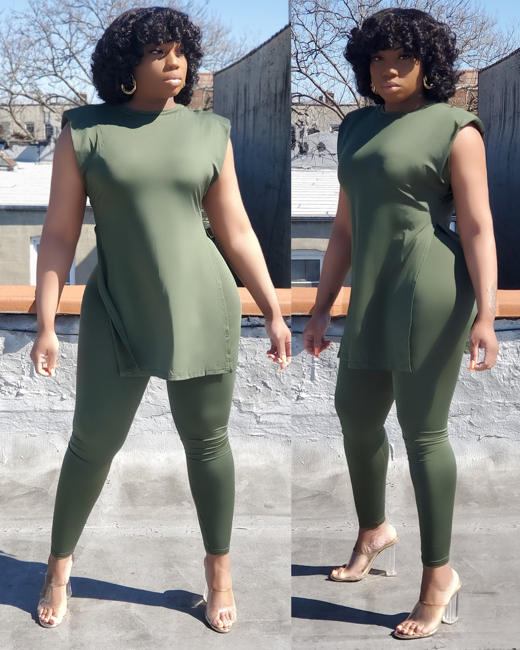 JAZZY CHILL SET (OLIVE)