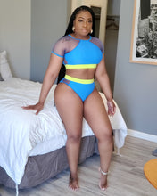 JESS MESH SWIMSUIT (HOT PINK)
