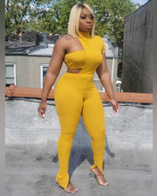 BIA JUMPSUIT SET (MUSTARD)