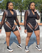 DANA MESH CUTOUT JUMPSUIT