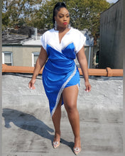 ANGIE T-SHIRT SATIN DRESS