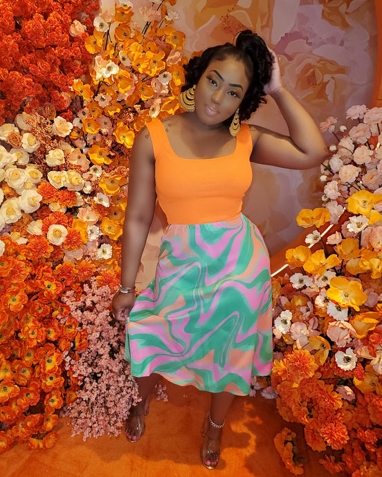JENNY PRINT SKIRT