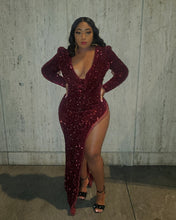ALYSSA SEQUIN DRESS