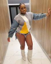 OCTAVIA DENIM SWEATER