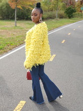 CLAIRE KNIT FRINGE CARDIGAN